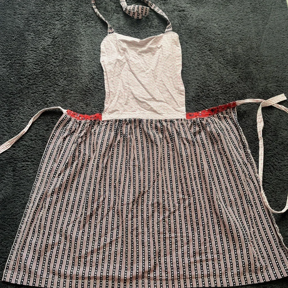 Apron USA americana stars and stripes patriatic red white blue flag kitchen